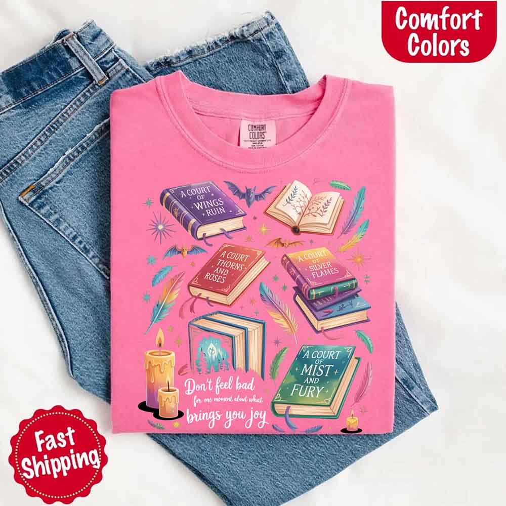 Velaris Book Lover Tee – Comfort Colors Bat Boys SJM Gift Adorb Custom Tees